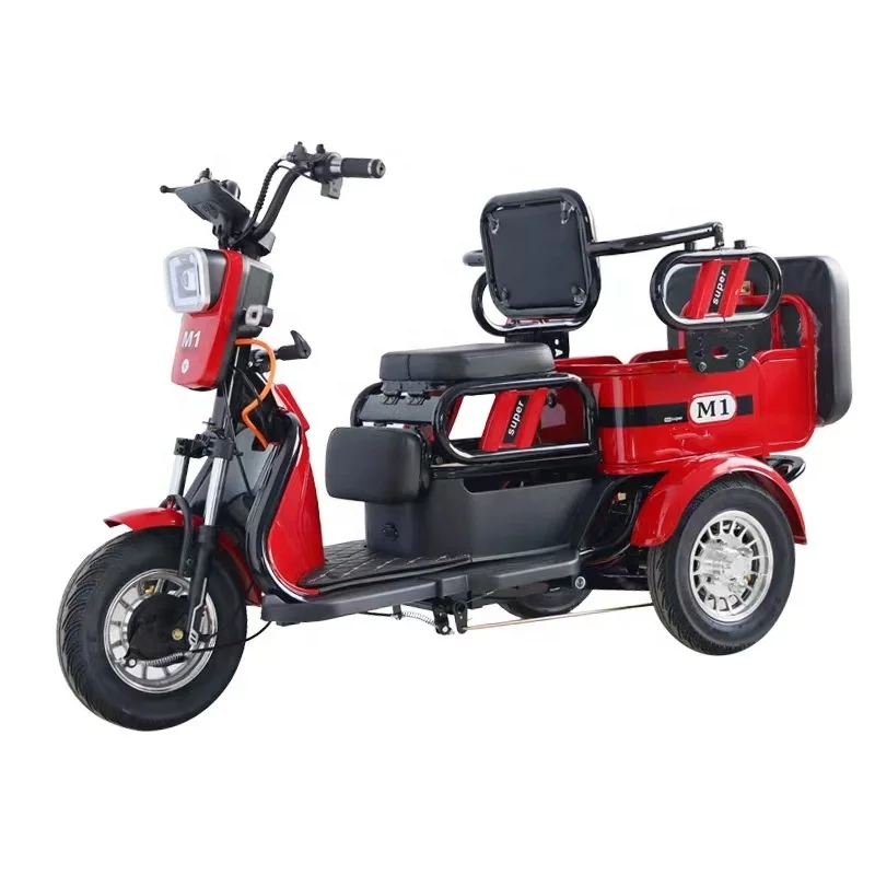 2024 HIGYM GYM-M1 Factory Price Wholesale Electric Bicycles with Three Wheels  Passenger Electric Tricycles for Adult