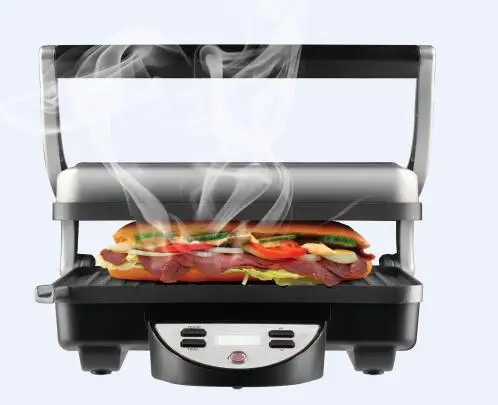 DIAMETER Electric Roti Maker 8 INCH 20CM Black Silver Auto OEM Power Plate Parts Die Sales Rohs Color Energy Casting Stick Type