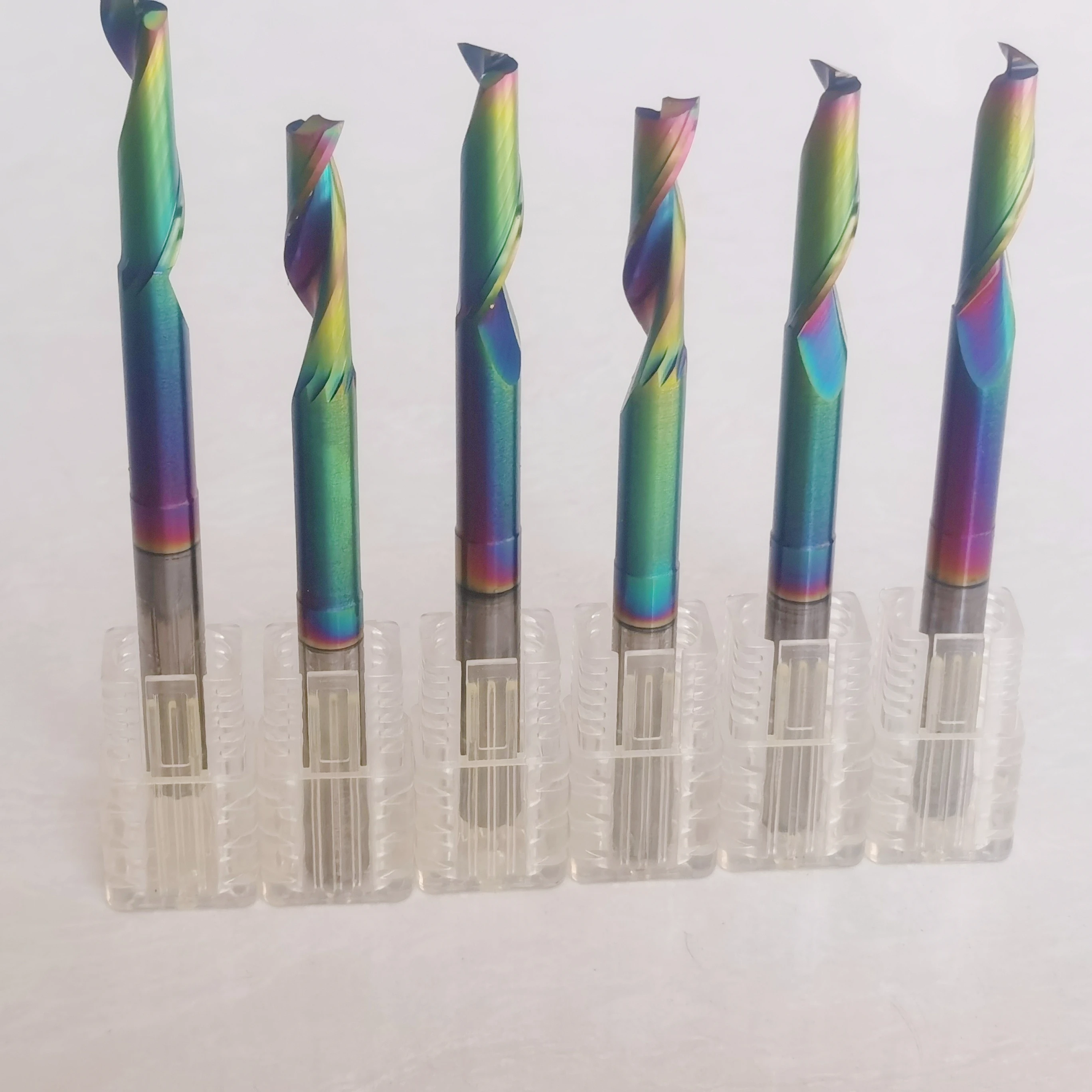 Imported tungsten steel diamond coated single edge milling cutter (8 * 3 * 30/70 * 100)