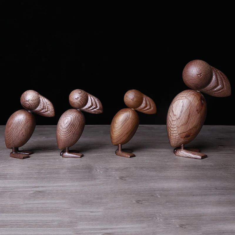 new products modern style hand carved art bird wood bird