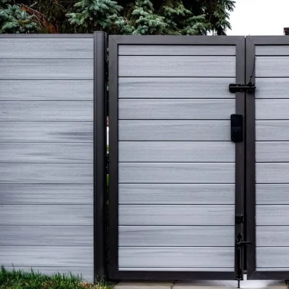 LANDING privacy co-extrusion wpc fence composite wood wpc post upright column pole outdoor fence post wpc garden fence