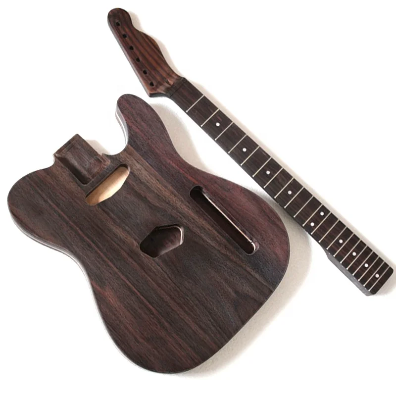 Musoo brand electric guitar kit for all solid rosewood unfinished diy kit