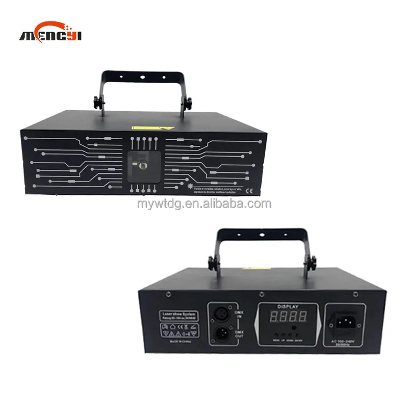 2w Animation Disco DJj 3D Mini Laser Light  RGB Full Color Animation Laser Light