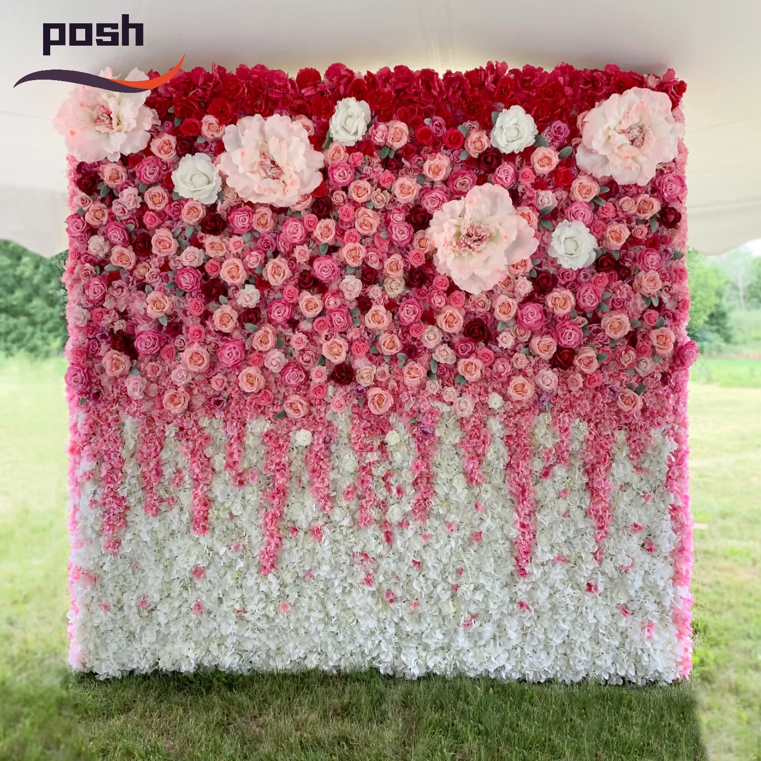 High Density Artificial Flower Wall Accessories Cloth Wall Floral Foam Blocks