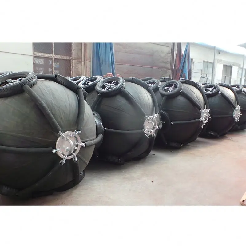 Pneumatic Marine Yokohama Rubber Floating Fender For Vessels Ship Berthing Mooring