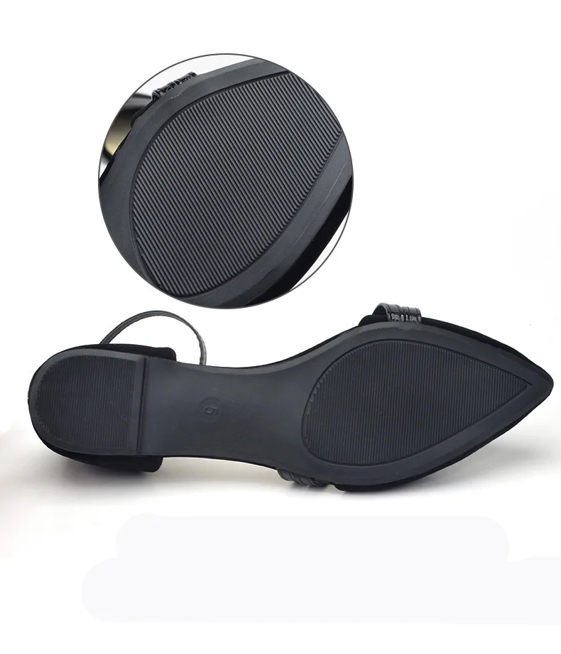 Hot sales  PU  Rubber Soft Sole Women Foldable Ballerina Ballet Flat Dance Shoes