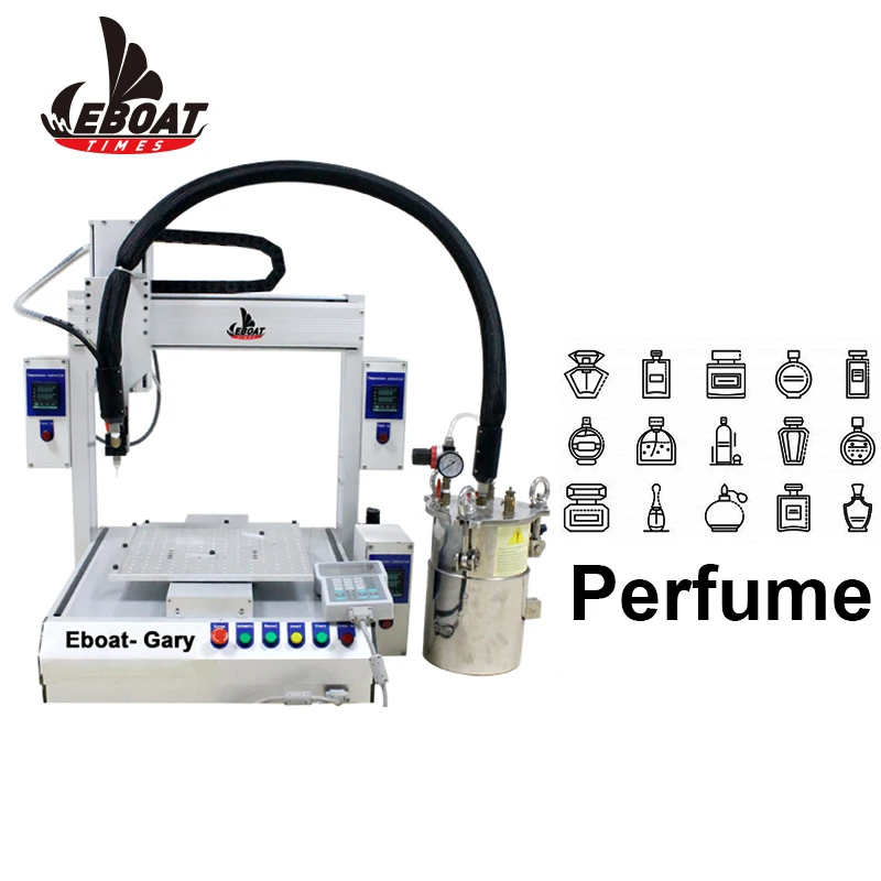 Full Automatic Small Glass Bottle Perfume Oil Liquid Filling Machine 8ml 30ml 50ml 75ml 100ml