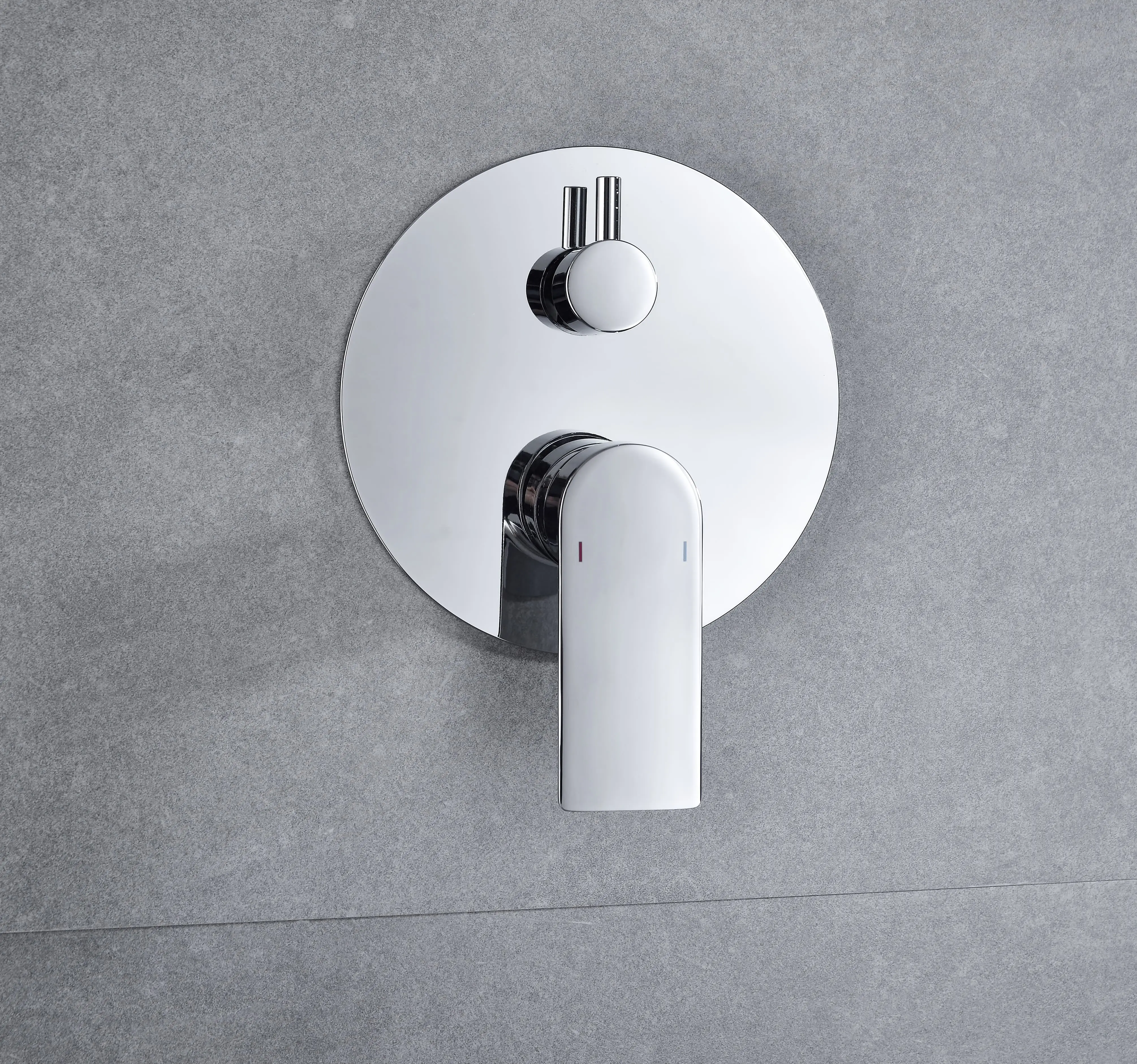 Bathroom wall hung shower set brass material water faucet top shower waterfall high class in factory