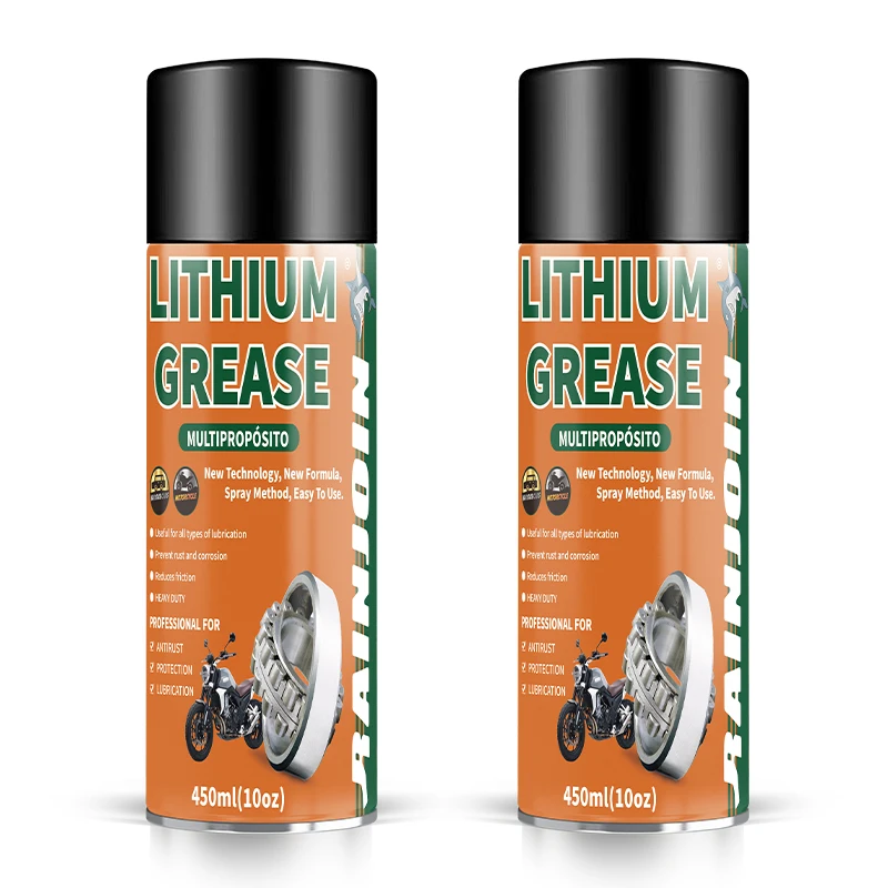 Rainjoin 450ml SPRAY WHITE LITHIUM GREASE Aerosol Multi-purpose White Lithium Grease Lubricant Spray