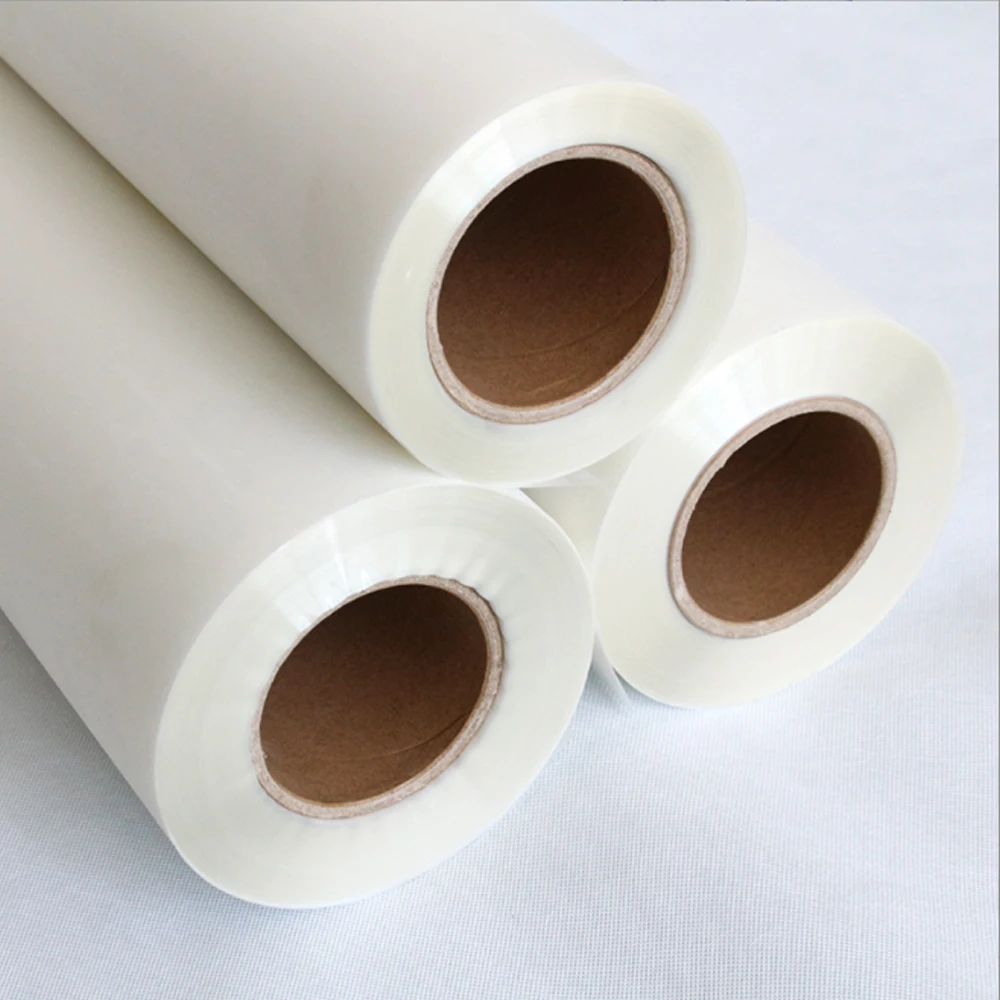A3 A4 DTF Film Roll 30cm 33cm 60cm Printable Heat Transfer Vinyl Sheets Wholesale Cold Peel Heat Press PET Film for DTF Printer