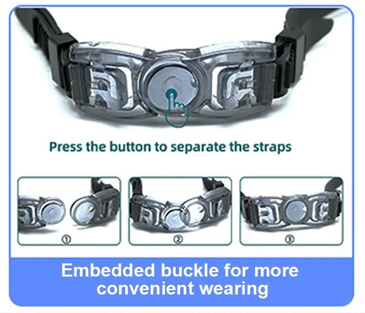 Professional Athlete Racing Competition Swim Googles Adjustable Strap Anti Fog Swimming Glasses