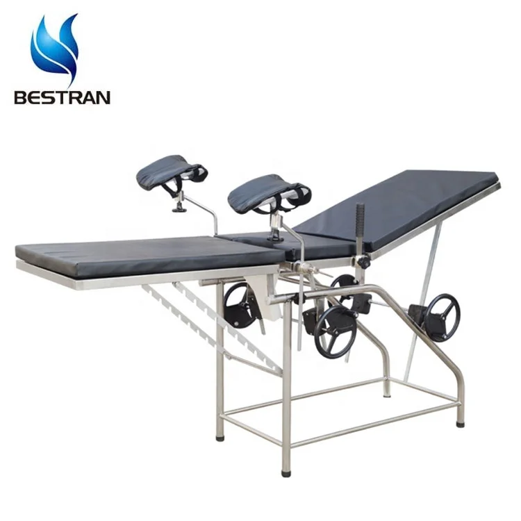 BT-OE020 Cheap hospital electric and manual adjustable Obstetric Examination Table, Gynecology surgical bed with basin price
