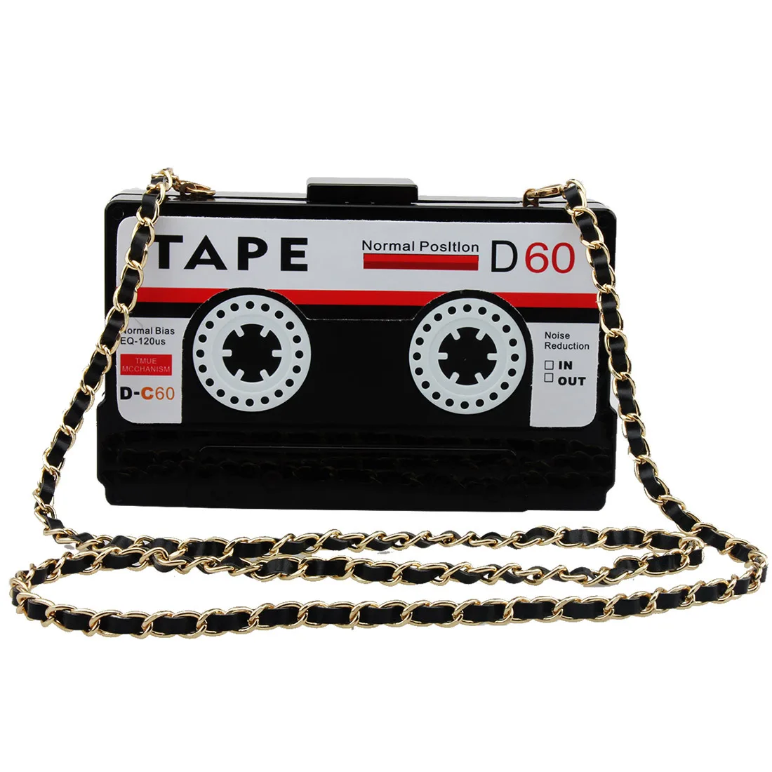 
New design handbags party magnetic cassette tape radio shape luxury clutch bag evening bags women lady purse purses and handbags 