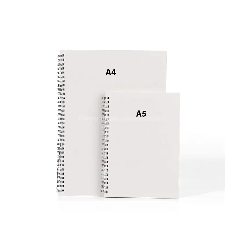 Hot Selling Sublimation Heat Transfer Coated Notepad A4 A5 Coil Book Customized Printed Karol G Notebook for students