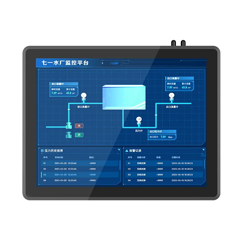 Licon Wall Embedded Mounted 15 Inch Fanless Industrial Control Computer All In One Touch Screen Panel Pc for Factory Automation