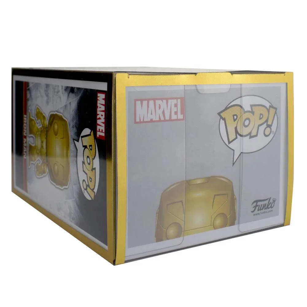 Лидер продаж протекторы для виниловых коробок Funko Pop на заказ 4 дюйма Золотая версия толщина 0 5 мм виниловая защита funko