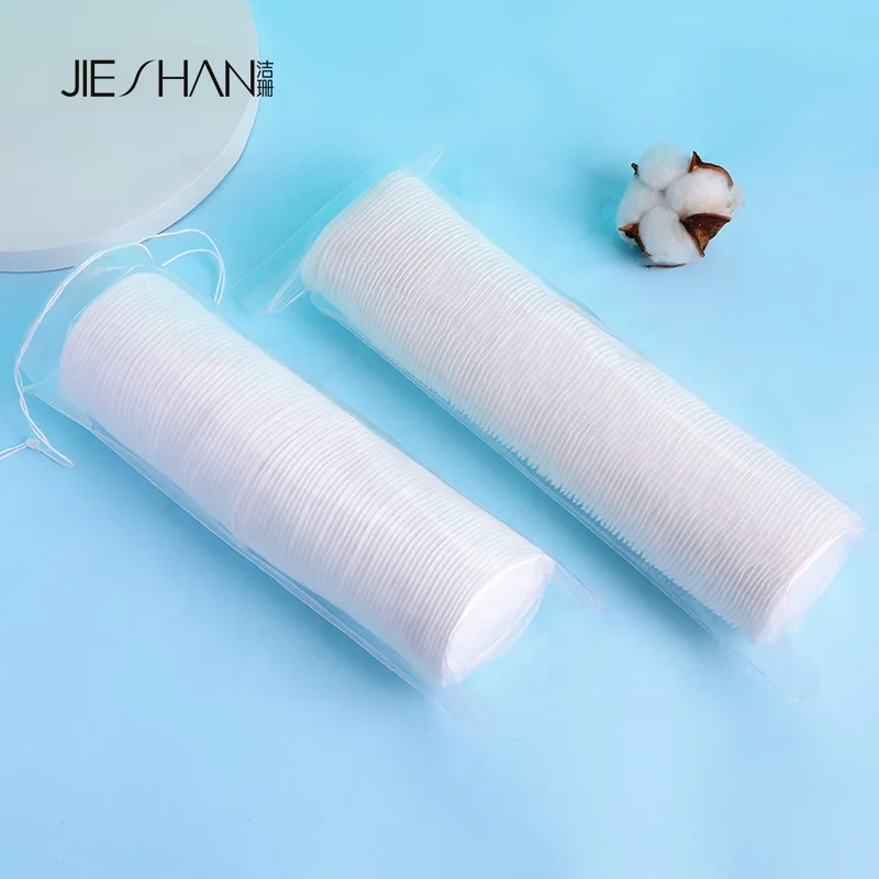 Cosmetic Tool Thin Organic Face Nail Makeup Remover Cotton Pad Cute Packaging Soft Flower Shape Cotton Pads