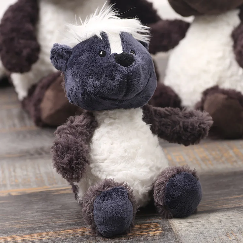 Cartoon Honey Badger Plush Doll Soft Anima Stuffed Toy with Comfort Pillow Birthday Gift for Girls