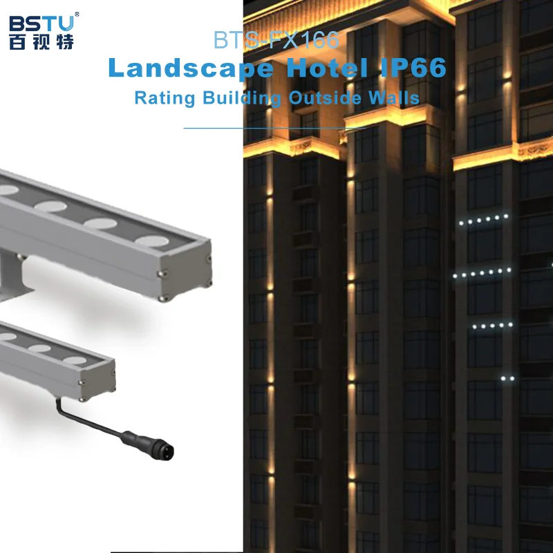 High brightness bridge linear waterproof outdoor project lighting ip65 15w led wall washer light factory price
