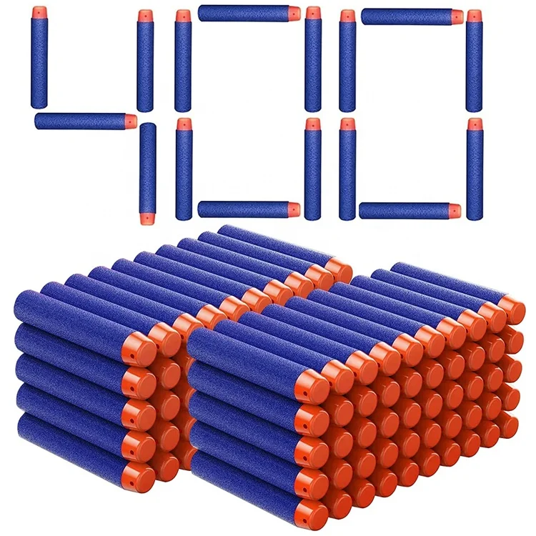 7.2cm 1.2 1.3cm Foam Darts Refill Bullet for Nerfs Gun Bullets N-strikes Elites Series Darts Blasters Blue Red Recarga De Dardo