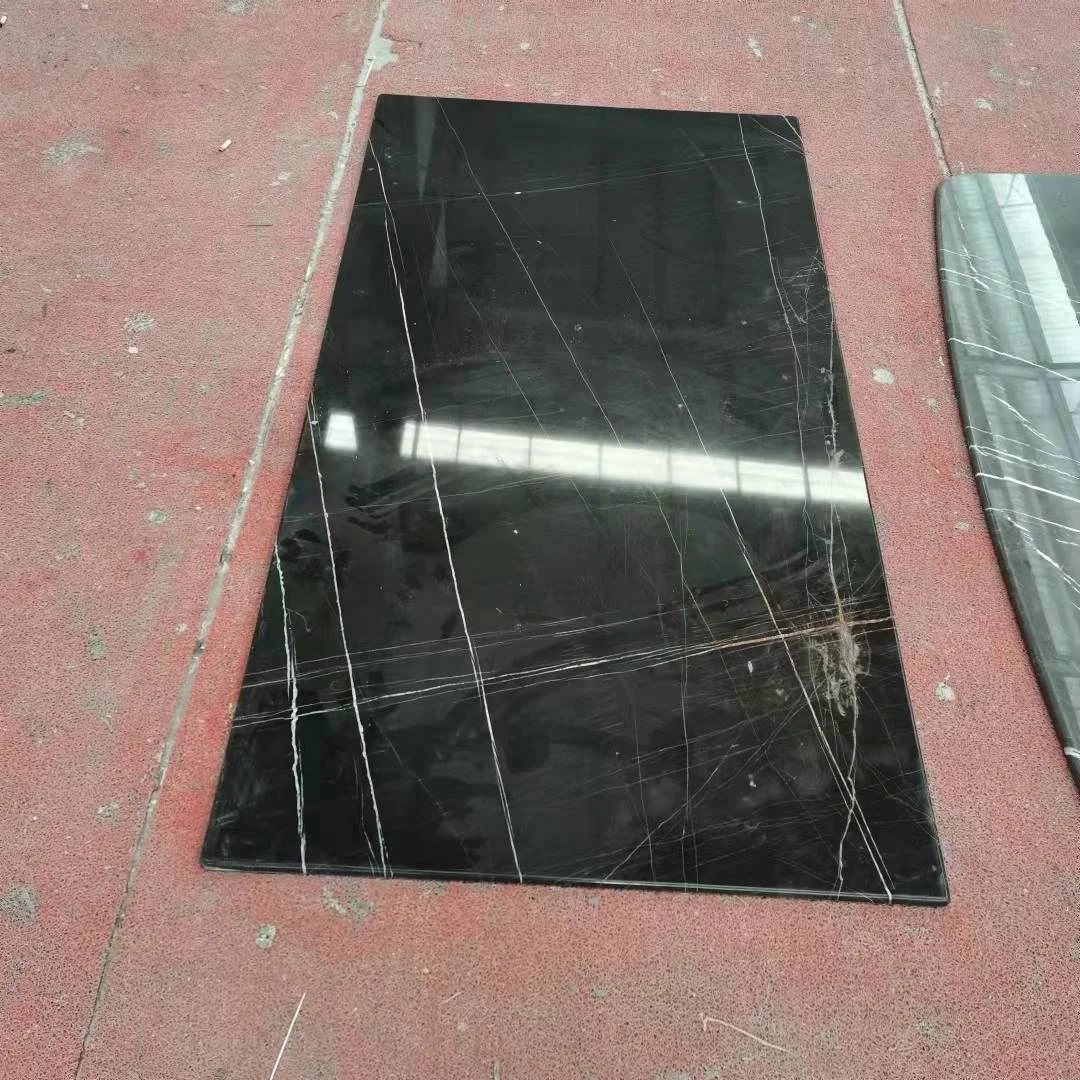 Лидер продаж черный золотой мрамор с золотыми венами из нержавеющей