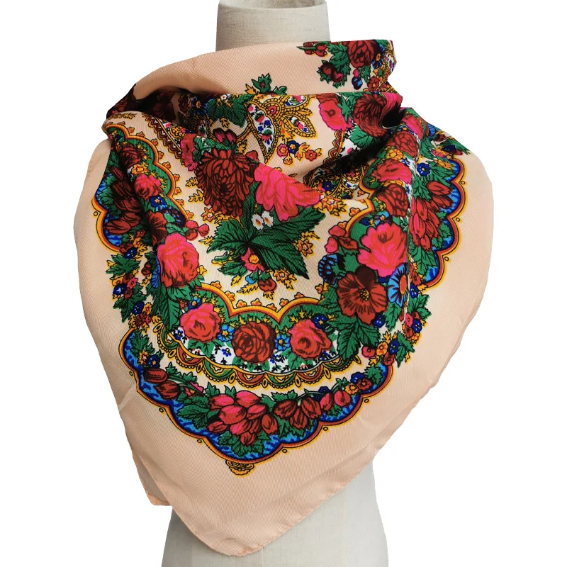 Muslim Head Scarf Polyester Scarf 90X90CM