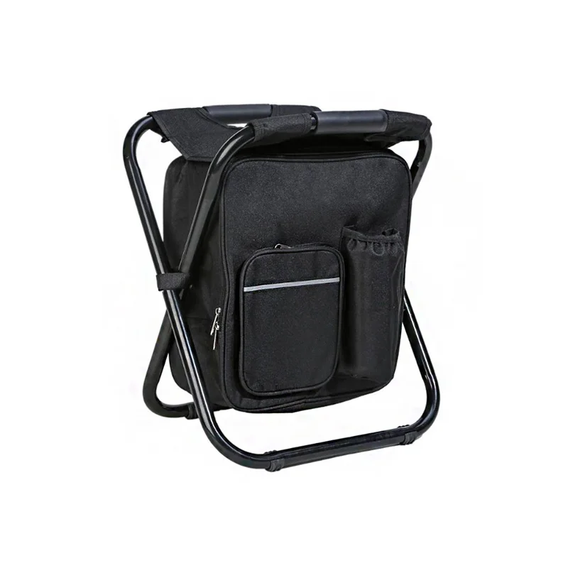 Folding Camping Chair Outdoor Fishing Beach Backpack Stool beach chair with Cooler  Bag  Picnic Chair