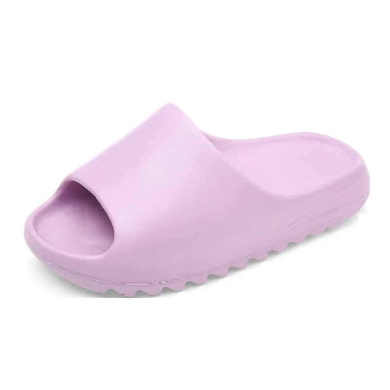 
Wholesales Kids Comfortable EVA Non-slip Pink Bathroom Kids Slippers Custom Slides 