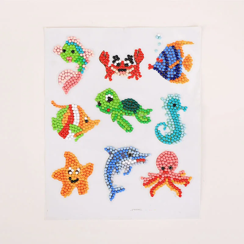 
Weekly Deals 2021 Cartoon Diamond Painting Stickers Forest Animals Decorative Paintings Laptop Small Stickers 