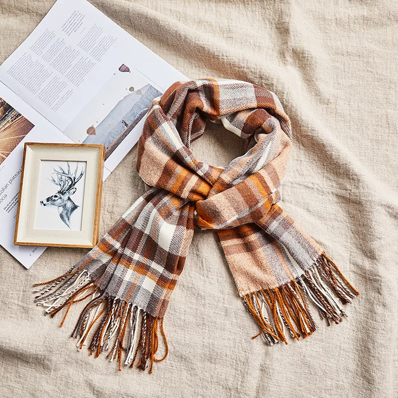 2021Costom  Fashion scottish tartan scarf, wool scottish tartan clan scarf