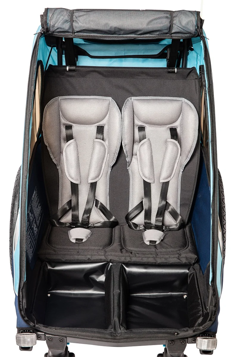 Factory Directly Kid baby jogger bike trailer, baby bike trailer with suspension comfortable for baby