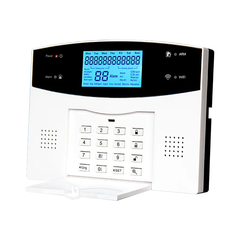  Улучшенная система сигнализации с ЖК-экраном GSM анти-вор функцией Wi-Fi может работать приложением для Android и