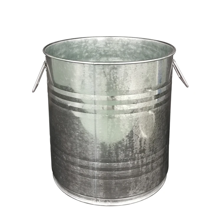 5gallons15l 20L 25L 30L 35L 50L 60L 100L 120L перерабатываемое черное оцинкованное железное ведро со льдом