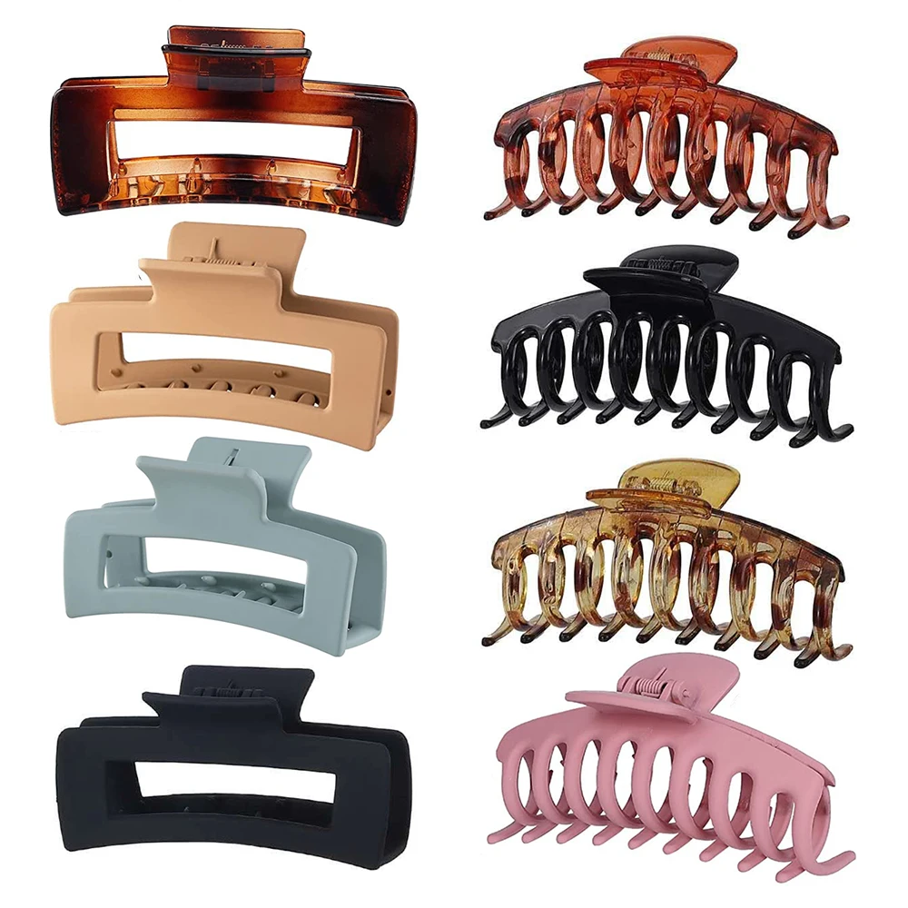 Square claw hair clip Crocodile claw female antiskid hair accessories Suitable for hair clips in various occasions