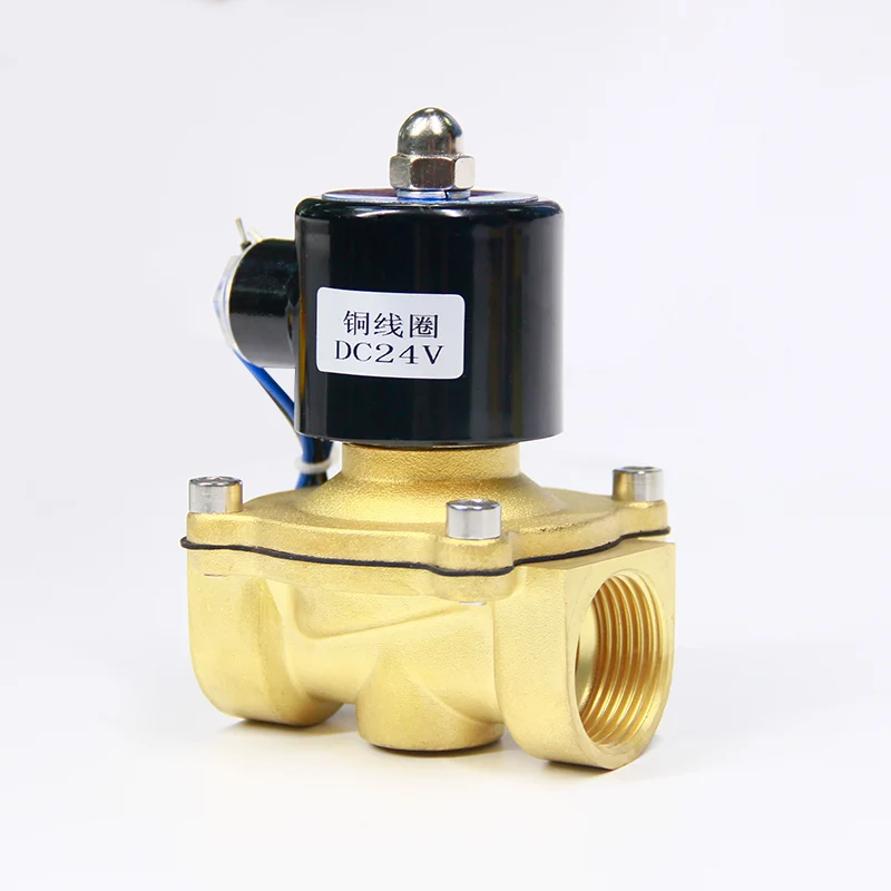 Diaphragm 2w250-25 Brass Water Solenid Valve 220v Electromagnetic Valve