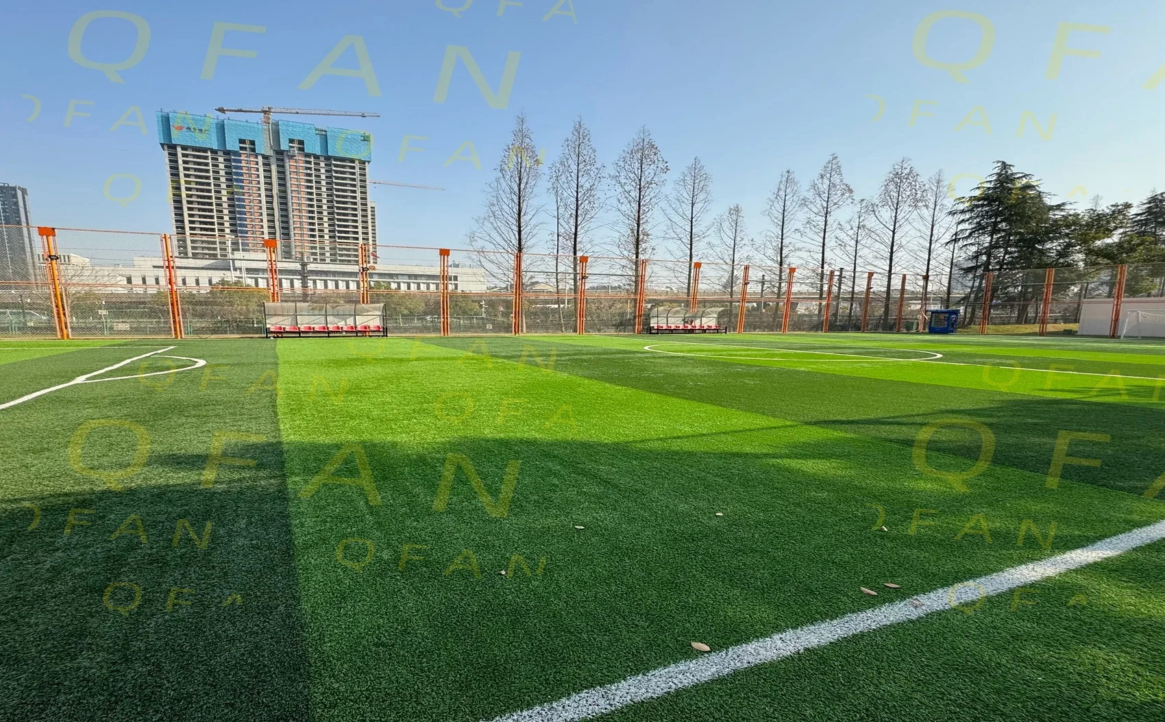 Qfan Wholesale Soccer Court 7-person Soccer Field New Product Suitable for team sports