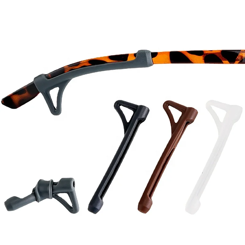 Soft Silicone Glasses Temple Holders Anti-slip Protectors Comfort  Eyeglass Hooks Eyeglasses Ear Grips Sleeve