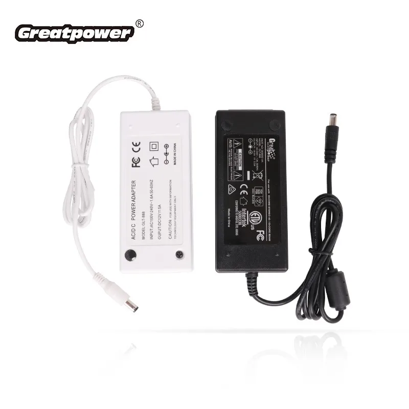 Switching mode 12 volt 5 amp power transformer 12V 5A power adapter 60W ac dc adapter