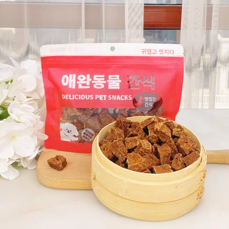 Top selling pet food LOW MOQ Air dried pet treats 200g/bag