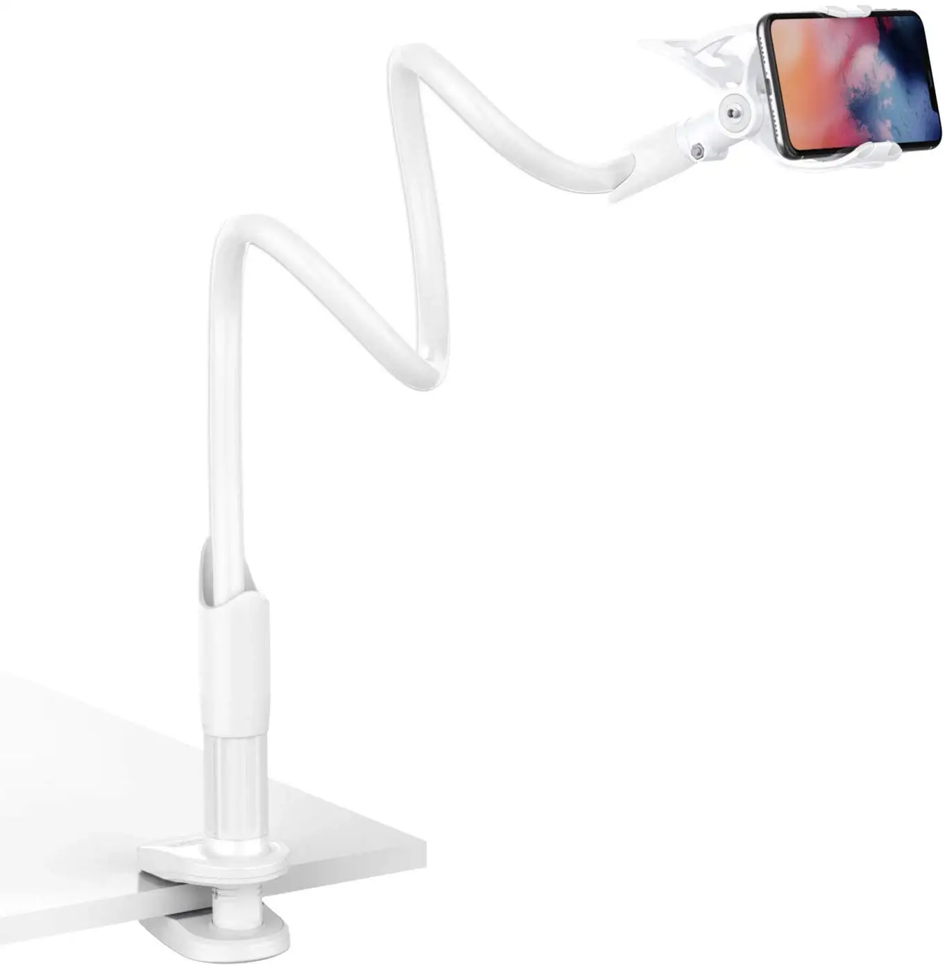 Держатель для телефона «гусиная шея», подставка для телефона Lamicall: Регулируемый ленивый держатель для телефона, совместимый с высоким качеством