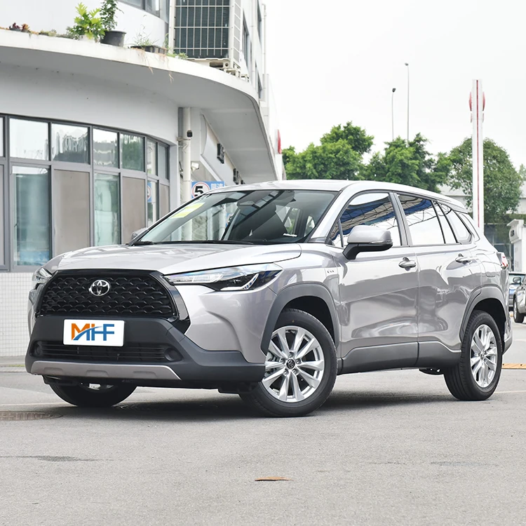 2024 Toyo-Ta Coroll-A Cross Gasoline Auto Cheap Petrol Car with Aluminium Alloy Roof Rack in Stock in Azerbaijan