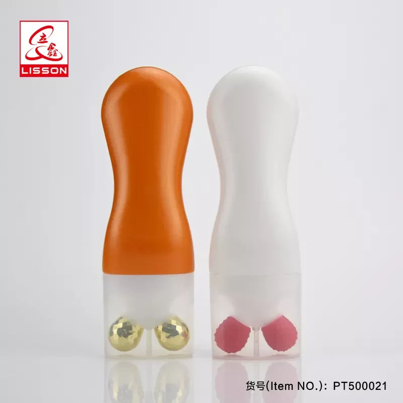 Cosmetic packaging fancy lotion bottles D50 150ml special shape container for massage lotion/massage oil