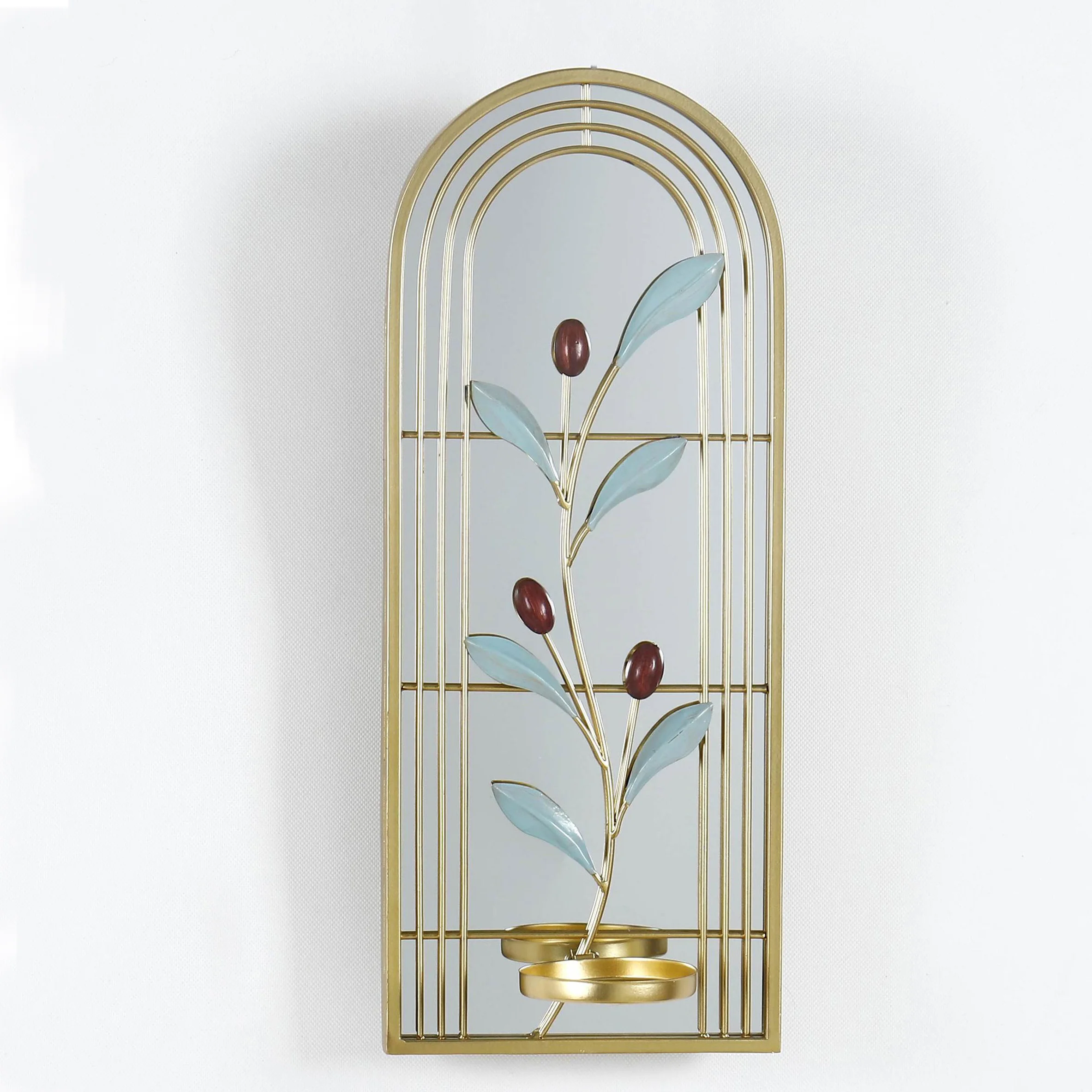 decorative mirror wall art  interior customized 83CM diameter metal wall mirror for sale