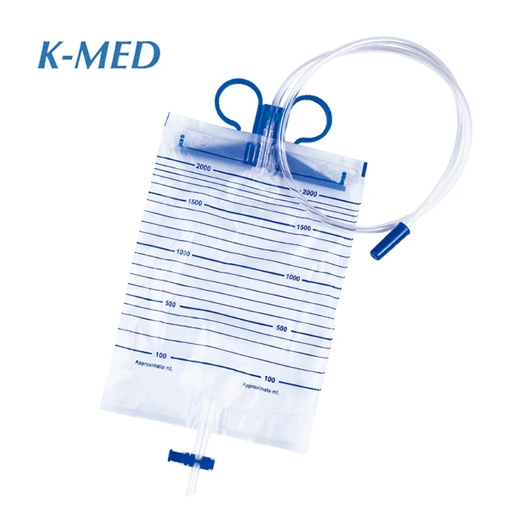 Urine collector bag 1000ml 2000ml PVC urine bag man female portable incontinence male urine container