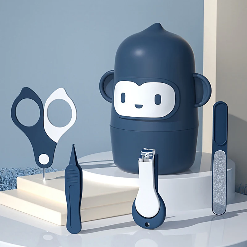 Wholesale 2024 New Baby Products Grooming Kit Nail Care Cutter Clippers Scissors Trimmer Clipper Set With Storage For Babies