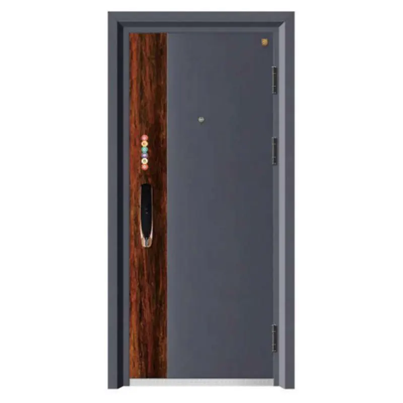 Simplicity Exterior Antithieft Security Steel Metal Entrances Door Armored Front Entry Security Doors