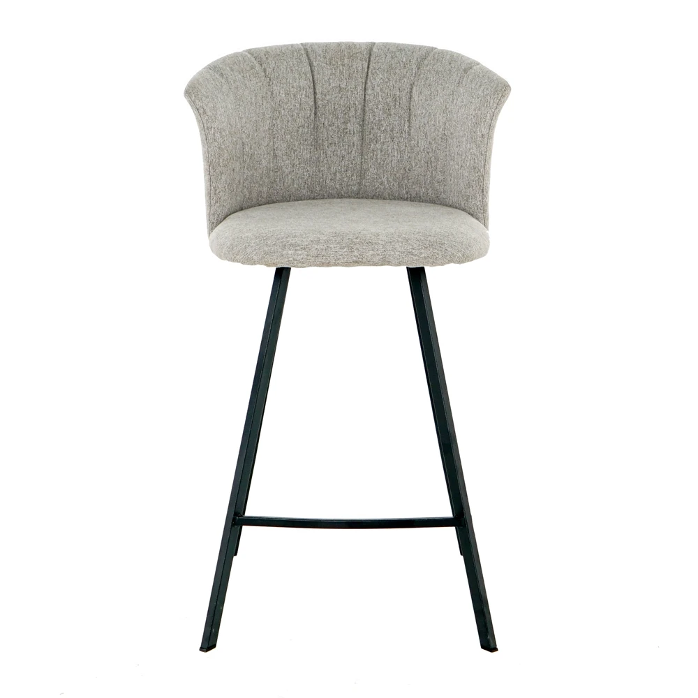 Bar Chair Nordic Tall Counter Furniture Metal Velvet Back Luxury Kitchen Modern High Stool Bar Chairs For Bar Table