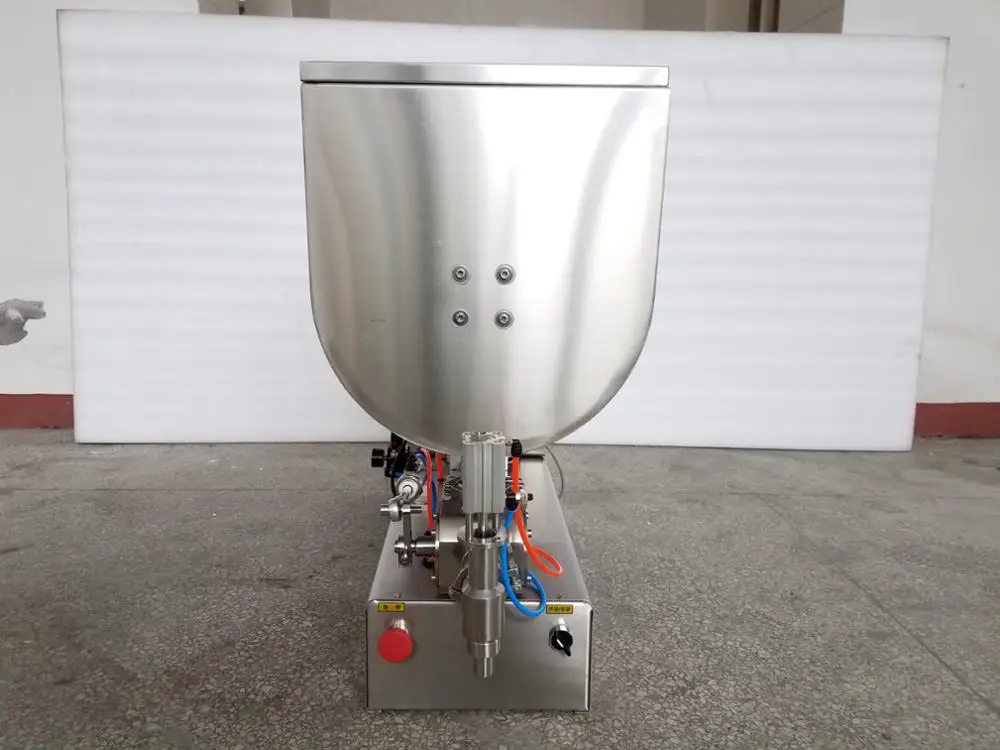 U Type Tomato Paste Chilli Sauce Filling Mixing Machine Beef Sauce Bean Sauce Semi Automatic Pneumatic Filling Machine