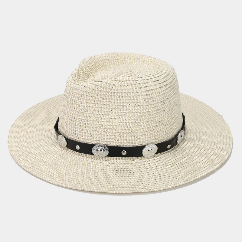Dick cowboy european american fashion sun ladies straw hat men stage performance panama straw for hats