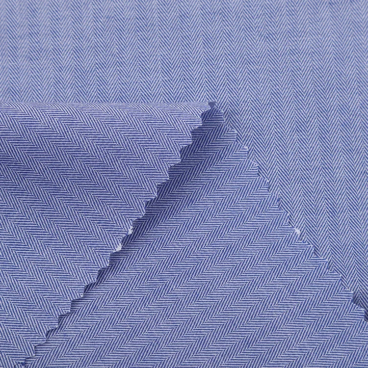 Yongteng ready in stock 100%cotton yarn dyed herringbone shirting fabrics
